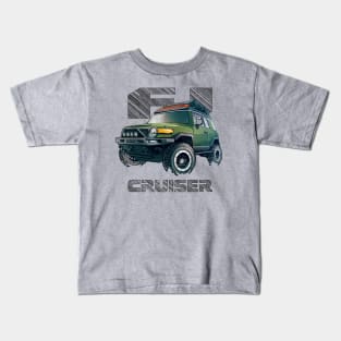 FJ Cruiser (XJ10) – Army Green Kids T-Shirt